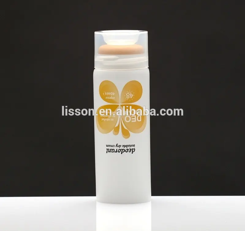 40ml plastic tube with rubber head for soft deo cream