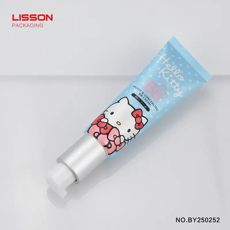 Korean cosmetic airless pump tube for foundation make-up