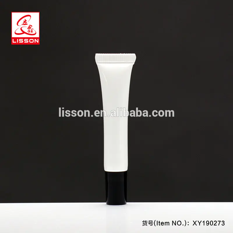 Cosmetic Sun Cream Round Long Nozzle Plastic Tube