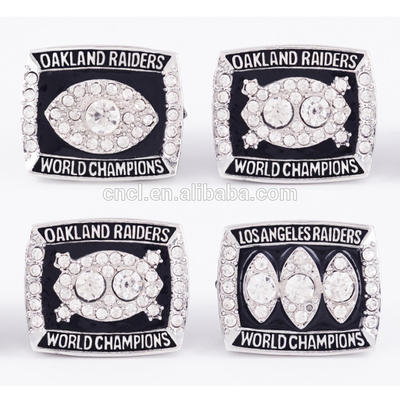 Accessories custom oakland raiders championship rings replica high quality replica signet ring for men