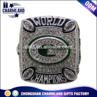 Hot sale model men'ring custom stainless steel copper championship ring for balls lovers