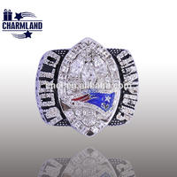 Zinc Alloy+Zircon usssa state championship ring custom championship sports ring with box