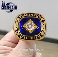 Brass class national baseball championship ring usssa ring Factory Supply gold medalist finger ring