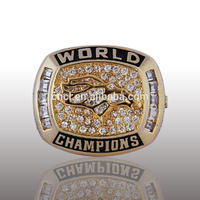 Free Sample custom Size fantasy football ring man's beautiful sports championship rings