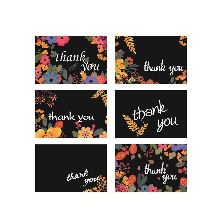 product-Beautifully Christmas DIY Thank You Card Insert Gift Foil Custom Greeting Cards-Dezheng-img-3