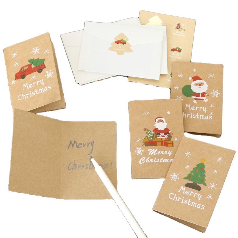 product-High Quality Discount Price Custom Christmas Tree Decoration Gift Christmas Cards-Dezheng-im-1