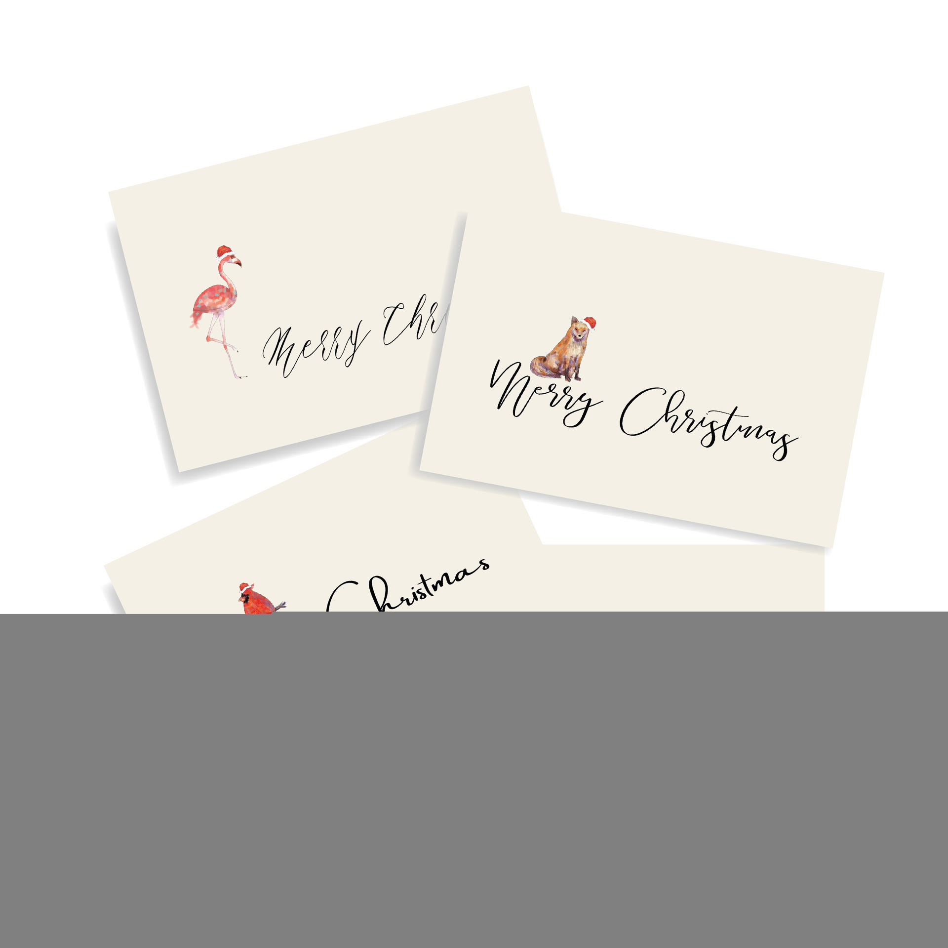 product-Dezheng-Green Custom Funny Christmas Gift Card Envelope Thank You Cards-img-3