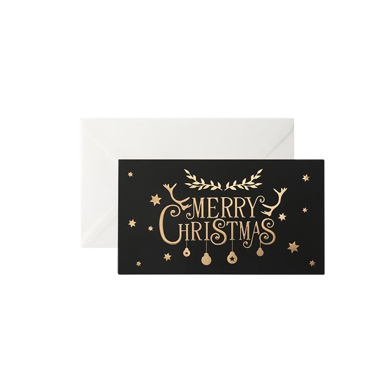 Christmas Blank Inside Holiday Greeting Cards Packaging Gift Greeting Card