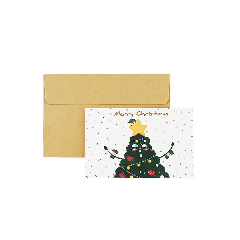 product-Porcelain Customized New Year Gift Set Christmas Cards Set Congratulations Card-Dezheng-img-1