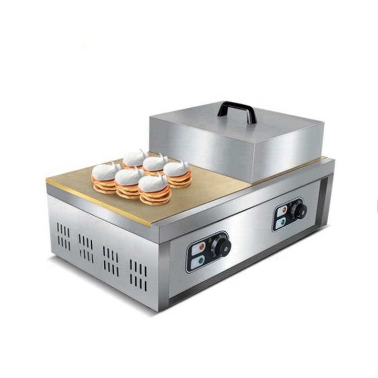 Commercial Kitchen Snack Bar Equipment 110V 220V Arabic Mini Pancake/ Souffle Baking Machine