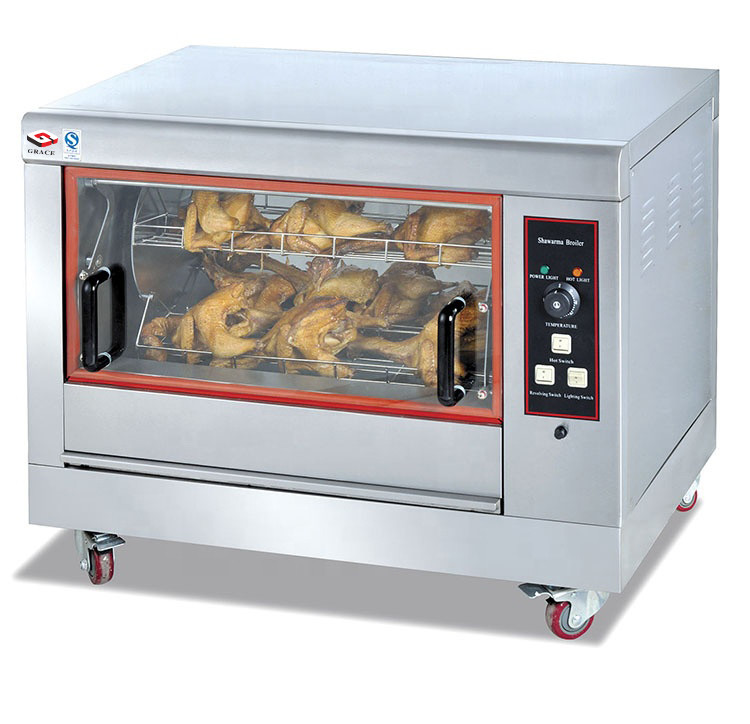 Grace Automatic Hot Sale Professional Machinery Commercial Electric Chicken Rotisserie