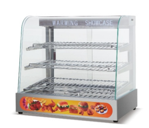 Grace snack equipmenthot food bread chicken pizza warmer display showcase Food warming showcase
