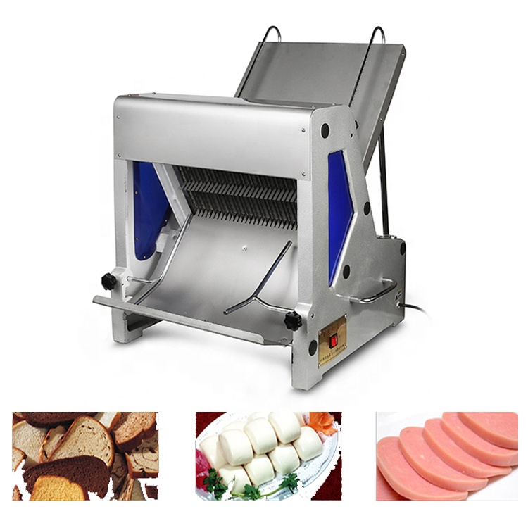 Automatic bread slicing machine hi-res stock photography and