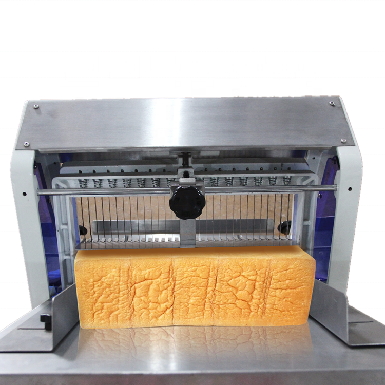 New Developed High Efficient Automatic Bread Slicing Machine Easy Operation Bread Slicer Machine