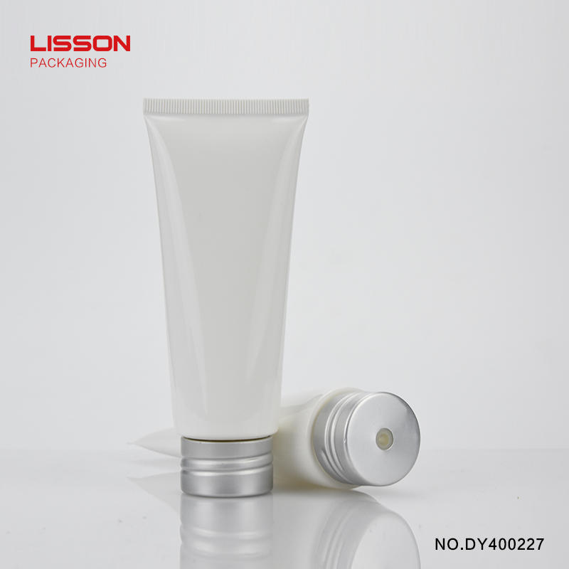 100ml wholesale empty plastic cosmetic tubes for shampoo with screw cap