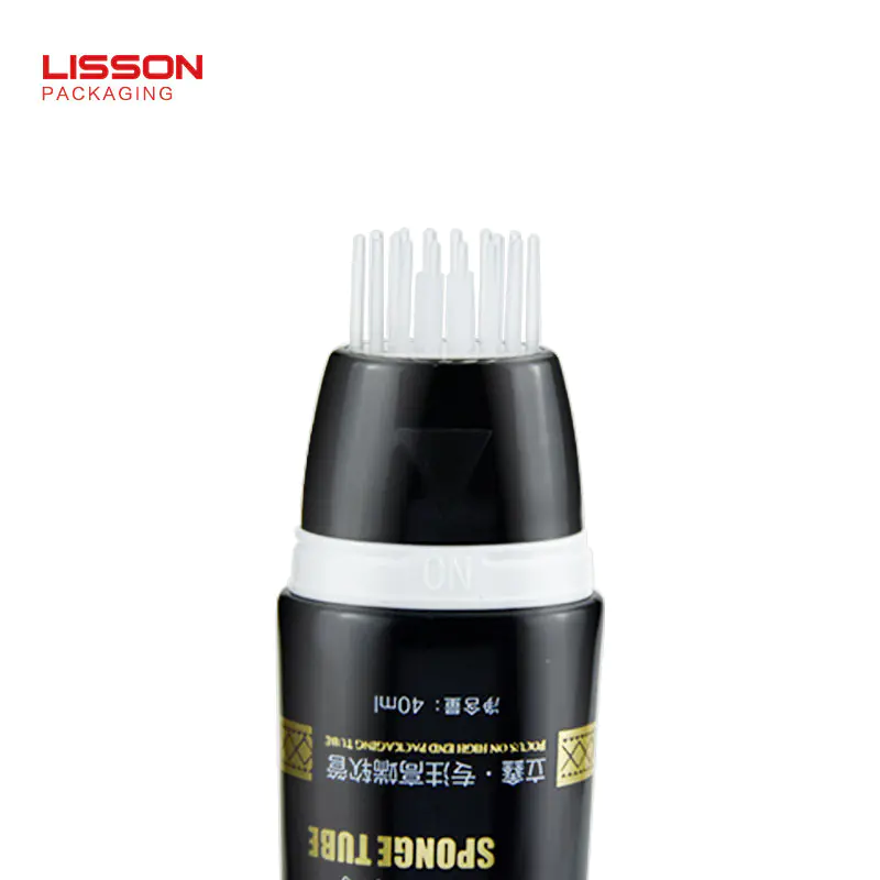 40ml plastic brush hair care tube packaging scalp care hair dye container