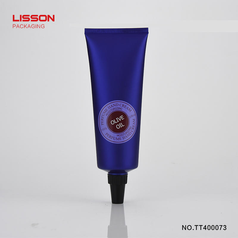100ml blue colour Private Label long nozzle Professional plastic Hair Dyeing Hair Colour Cream Tube