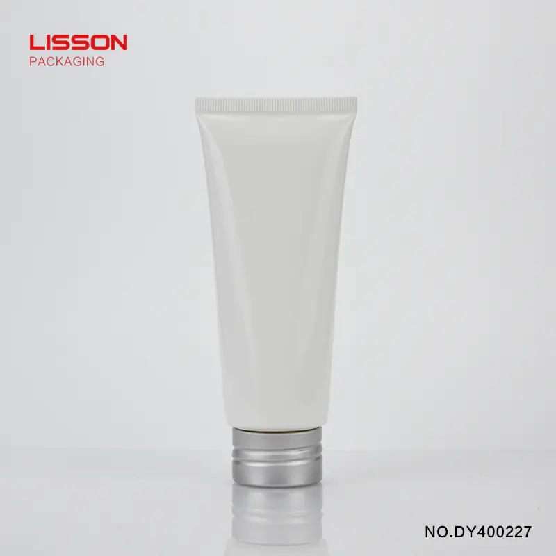 100ml wholesale empty plastic cosmetic tubes for shampoo with screw cap