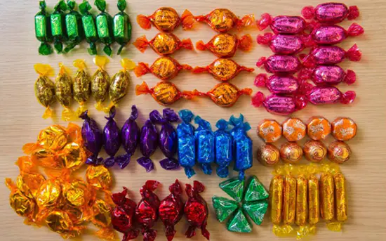 cellophane paper for candy packing
