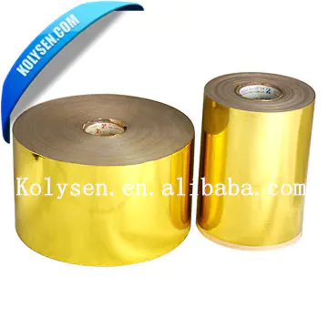 wholesale Metallized colored PETplastic film