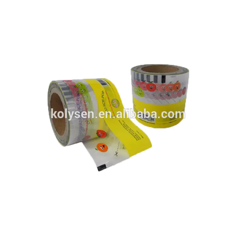 Metallized color printed PET/PVC candy wrapper twist film
