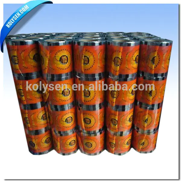 Custom Printed Transparent Plastic Cup Sealing Roll Film for Cup Lidding Film