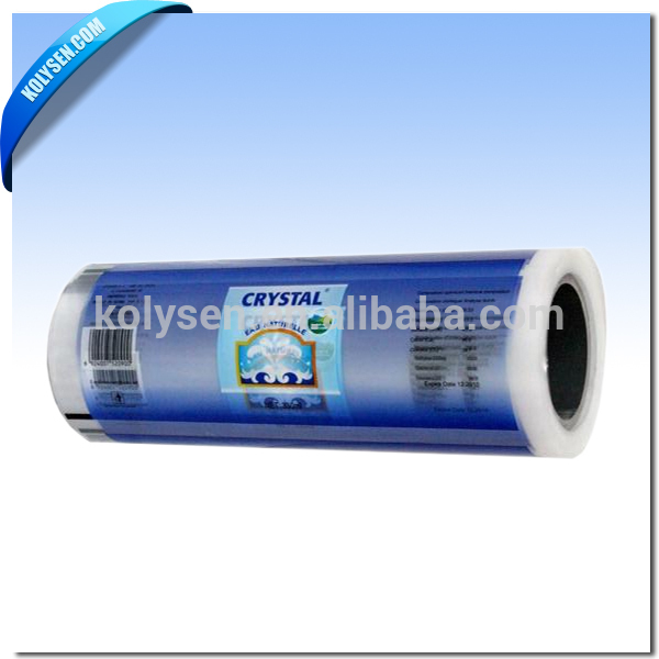 Kolysen Factory laminated drinking sachet water packaging film roll