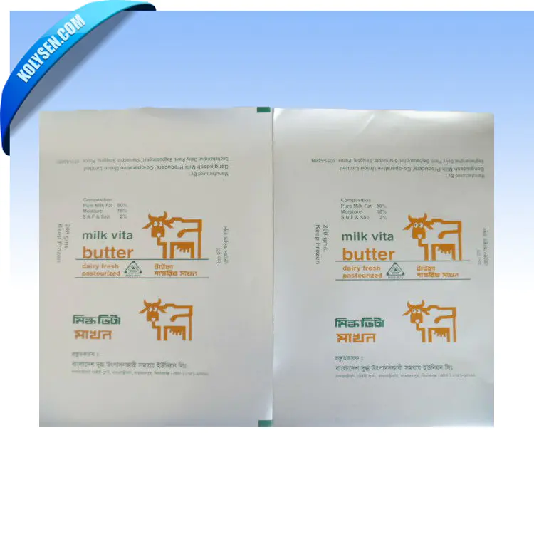 Kolysen Food Grade Aluminum Laminated paper film for butter packaging