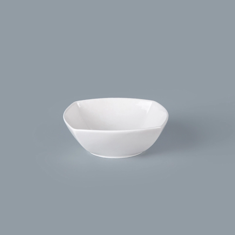 stock ceramic tableware for hotel restaurantceramic squareslantedbowl