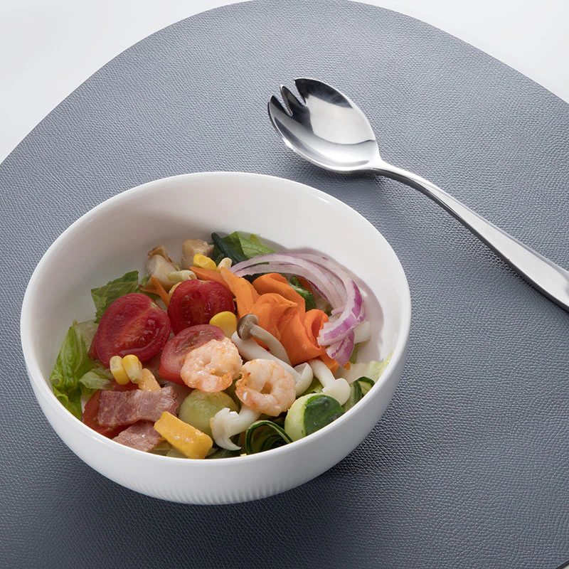 China Updated Salad Ceramics Round Bowl,Porcelain Cereal White Dinner Bowl,The Dinner Bowl for Restaurant or Hotel