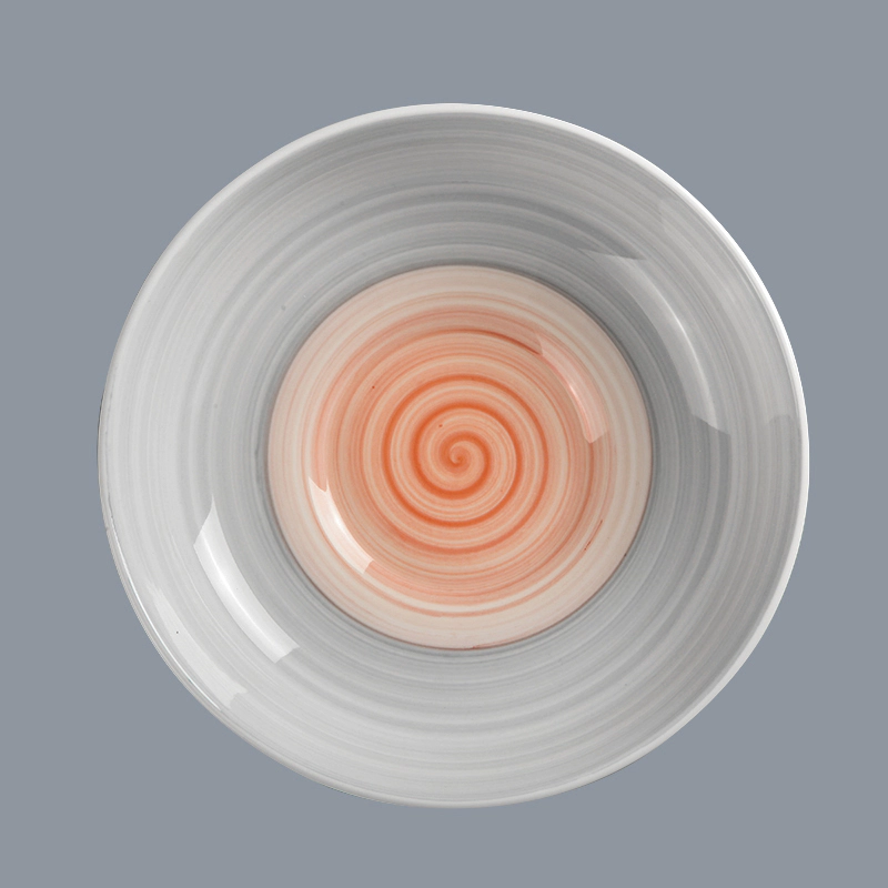 banquette restaurant new design modern porcelain tableware soup bowl