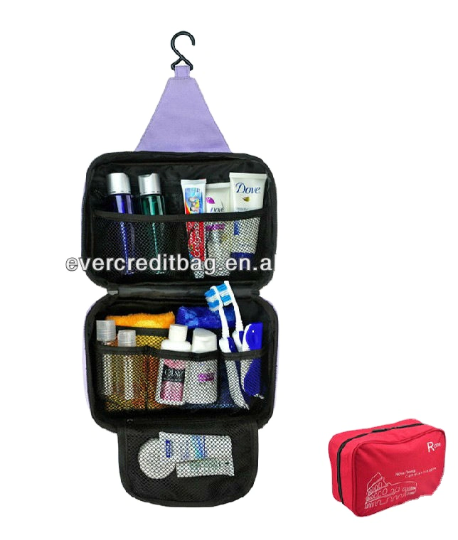Foldable Up Hanging Cosmetic Bag ,Best Travel Wash Pouch