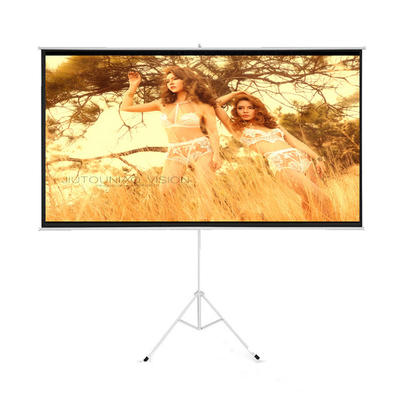 Portable Indoor Outdoor Projector Screen/84 Inch 4:3 Projection Screen tripod projector screen