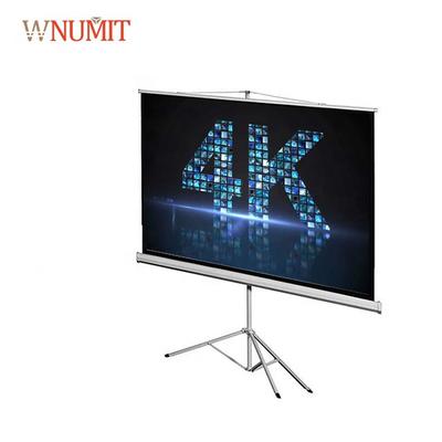 High Quality Portable Tripod projector Screen with 4:3 120"