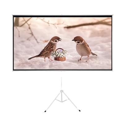 150'16:9 Pull Up Movie Screen for Home Theater Cinema tripod projector screen Foldable