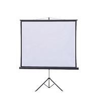 Outdoor Portableprojector Thickness 0.38mm Hd Projection Pull Up Foldable Stand Tripod Screen