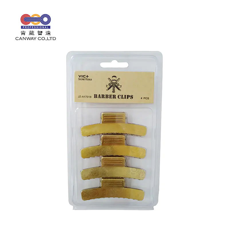 Factory custom wholesale yellow copper shark salon clip hair clips for big hair