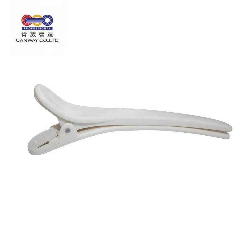 barber salon traceless duck mouth clamps hairdressing metal hair clip