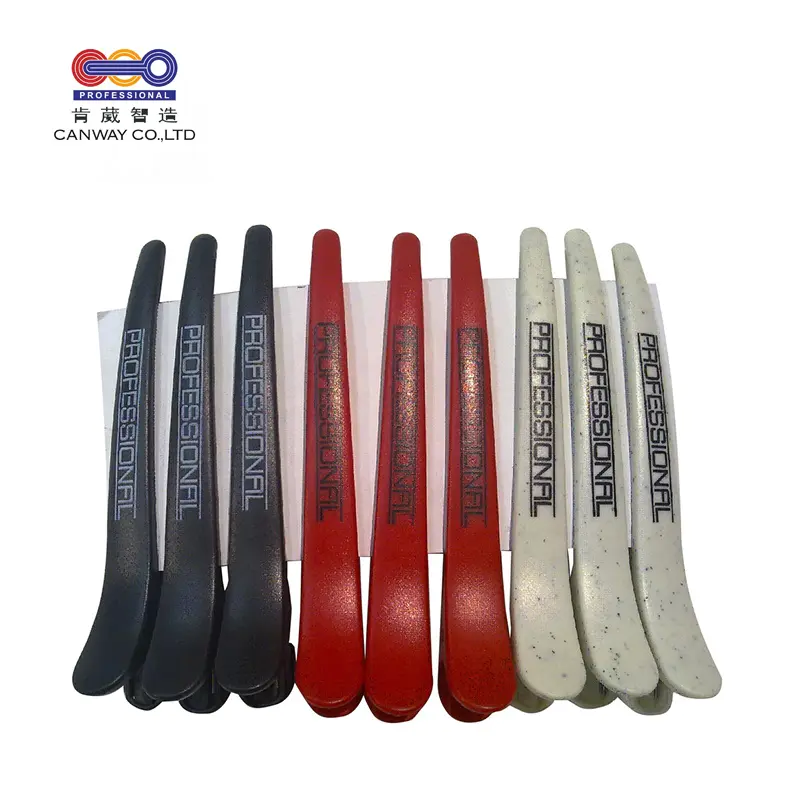 Hairdressing Color Section Clamps Hair Clips Transparent Plastic Pro Hairdressing Hairpins Cutting Salon Hair Styling Tools