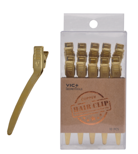 10pcs package copper Alligator clip single prong Hair Clips wholesale