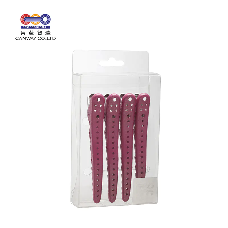 Factory custom wholesale pom shark softouch duckcurl clip hair clips for big hair