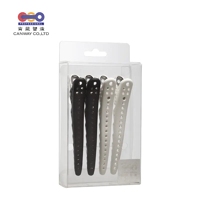 Factory custom wholesale pom shark softouch duckcurl clip hair clips for big hair