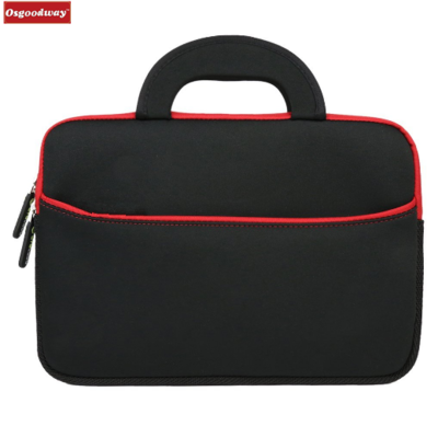 Osgoodway Hot Sale Portable Neoprene Zipper Polyester Travel Laptop Bag Tablet Sleeve Bag with Computer Case