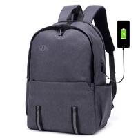 Osgoodway2 Costom Stylish Durable Oxford USB Charging Leisure Travel Laptop Backpack Bags for Men