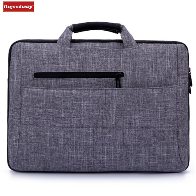 Osgoodway Hot Brand New Arrivals 15.6 Inch Slim Simple Style Laptop Hand Bag Briefcase for Business Computer