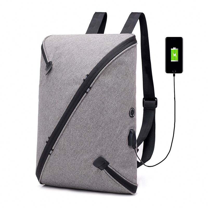 Osgoodway Magic 360 Degree Zipper Detachable Smart Laptop Bags Anti Theft Backpack With Earphone Hole