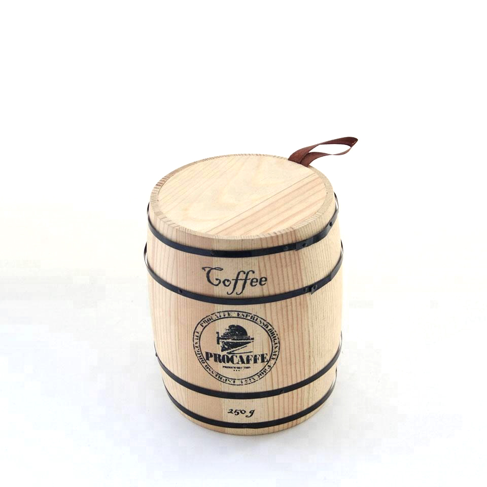 Wholesale handmade vintage wooden rice bucket with cheap price sale