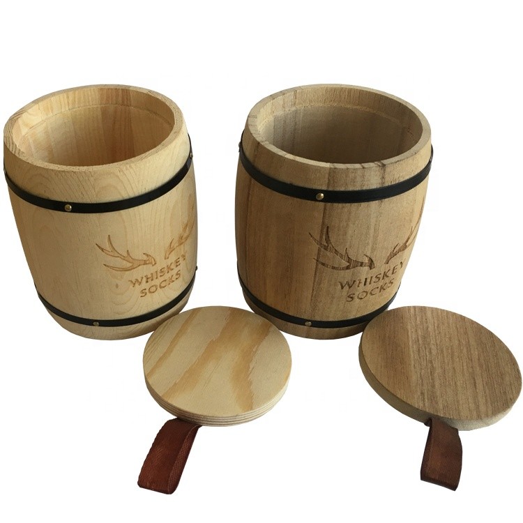 New design simple and useful storage wooden packaging coffee barrels