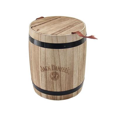 Hot sale custom cheap eco-friendly natural color coffee candy wine wooden barrel