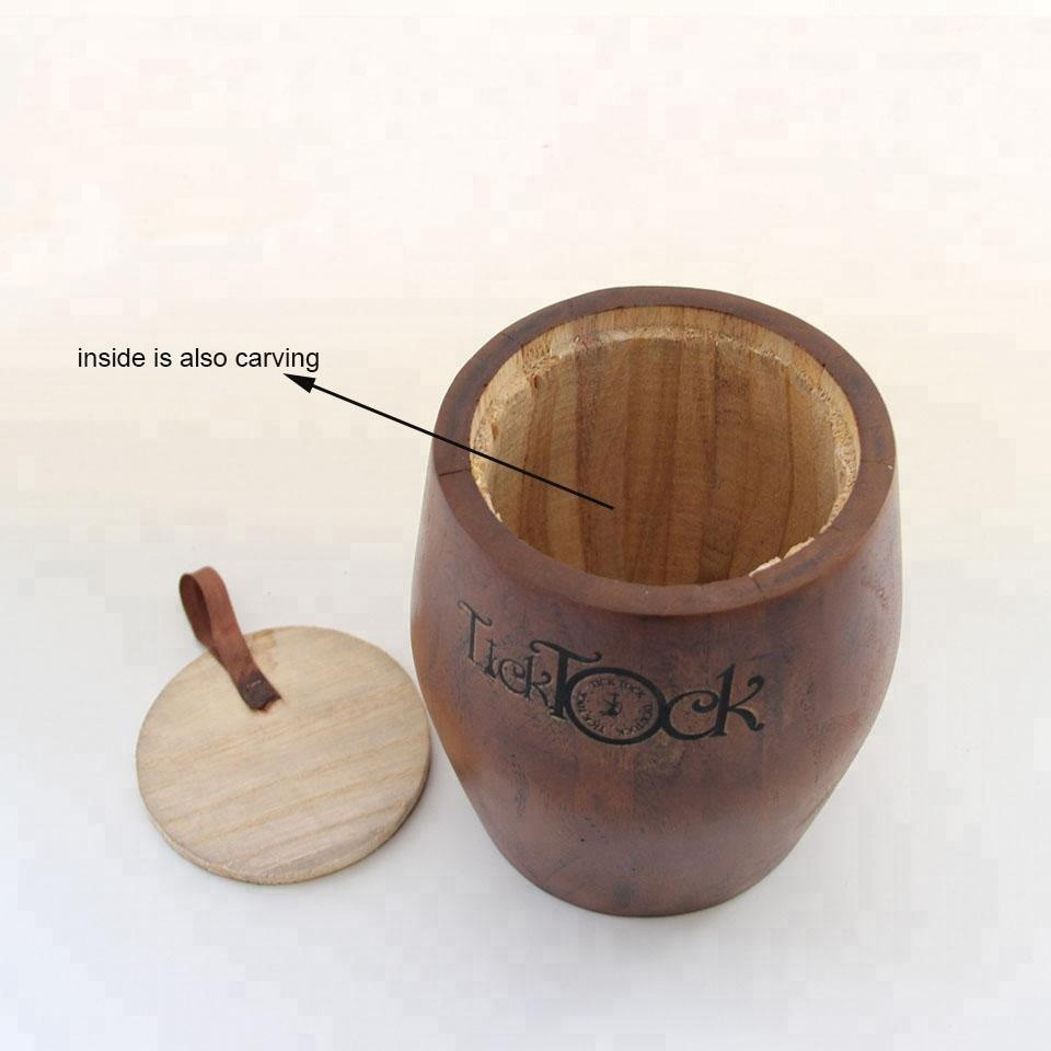 Modern style useful Coffee barrel wooden beer barrel for bulk